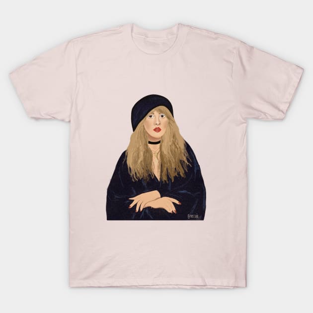 Stevie Nicks T-Shirt by Pinky's Studio 